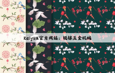 Kaiyun官方网站：锐锋五金机械