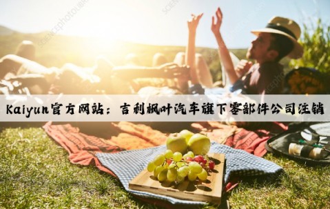 Kaiyun官方网站：吉利枫叶汽车旗下零部件公司注销